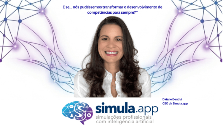 Fundadora da Simula.app e trajetória que originou a plataforma.